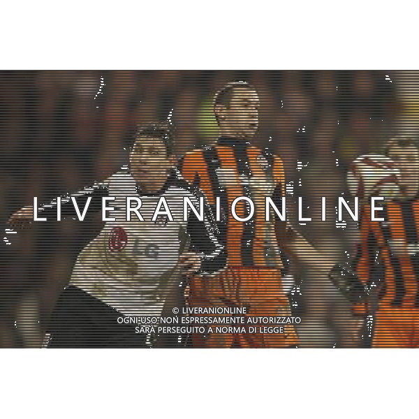 UEFA Europa League 2009/2010 Sedicesimi di Finale Londra - 18.02.2010 FULHAM LONDON - SHAKHTAR DONETSK 2:1 Nella Foto: ZOLTAN GERA DARIJO SRNA © PIOTR KUCZA/NEWSPIX.PL - Ag. Aldo Liverani sas ITALY ONLY 