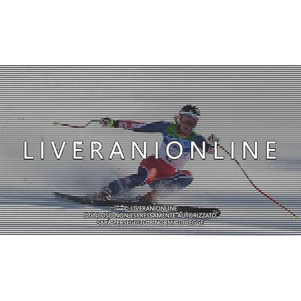 (100217) -- VANCOUVER, Feb. 17, 2010 () -- Great Britain\'s Chemmy Alcott acts during the women\'s downhill of Alpine Skiing at the 2010 Winter Olympic Games in Whistler, Canada, Feb. 17, 2010. (/Shen Hong) /Agenzia Aldo Liverani Sas - ITALY ONLY CANADA: 21mi GIOCHI OLIMPICI INVERNALI OLIMPIADI DI VANCOUVER 2010