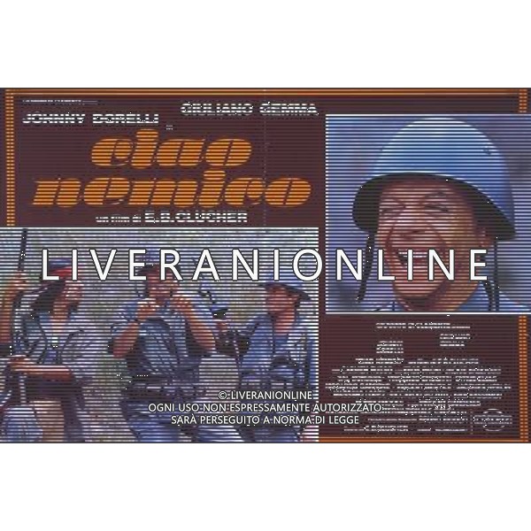 FILM\'CIAO NEMICO\' 1981 NELLA FOTO LOCANDINA AG ALDO LIVERANI