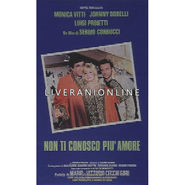 FILM\'NON TI CONOSCO PIU\' AMORE\' 1980 NELLA FOTO LOCANDINA AG ALDO LIVERANI