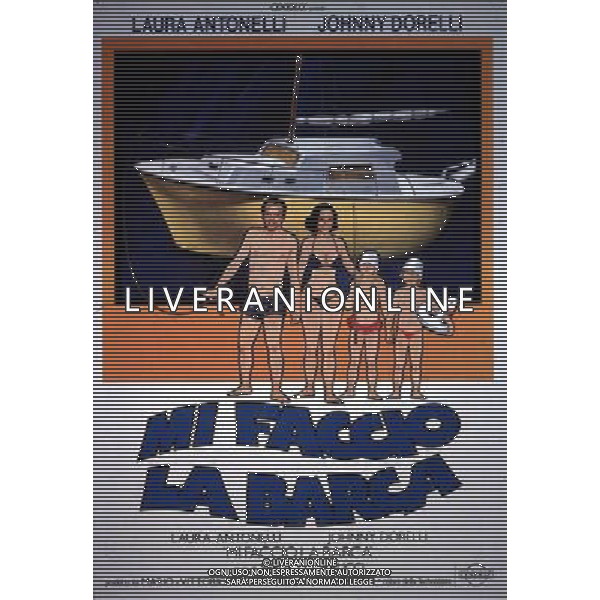FILM\'MI FACCIO LA BARCA\' 1980 NELLA FOTO LOCANDINA AG ALDO LIVERANI