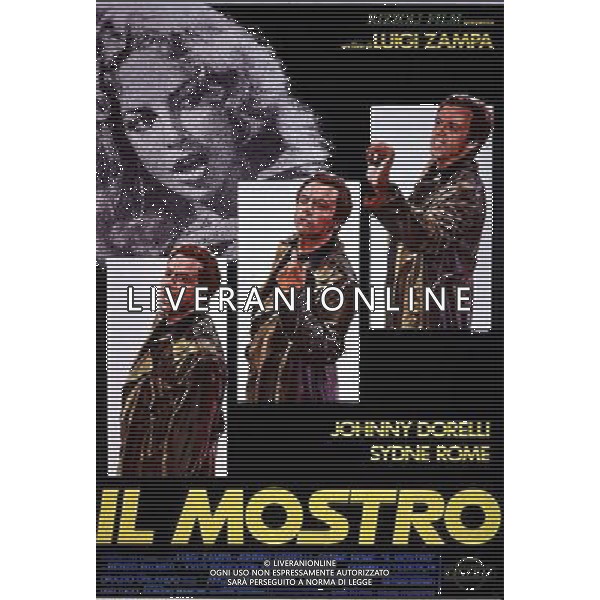 FILM\'IL MOSTRO\' 1977 NELLA FOTO LOCANDINA AG ALDO LIVERANI