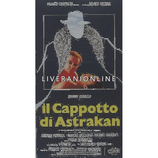 FILM\'IL CAPPOTTO DI ASTRAKAN\' 1980 NELLA FOTO LOCANDINA AG ALDO LIVERANI