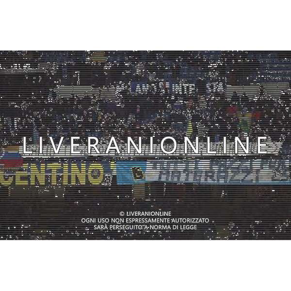 INTER - SAMPDORIA CAMPIONATO CALCIO SERIE A TIM 20/02/2010 NELLA FOTO STRISCIONE DEI TIFOSI DELL\'INTER PER CASSANO ©LUZZANI/AGENZIA ALDO LIVERANI SAS