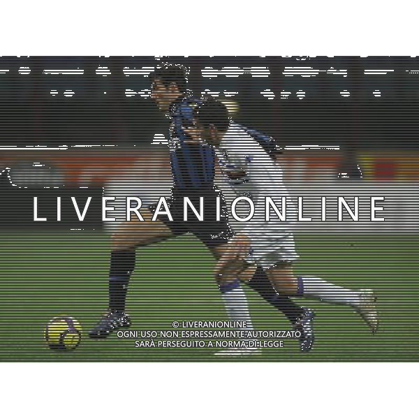 INTER - SAMPDORIA CAMPIONATO CALCIO SERIE A TIM 20/02/2010 NELLA FOTO JAVIER ZANETTI E FRANCO SEMIOLI ©LUZZANI/AGENZIA ALDO LIVERANI SAS