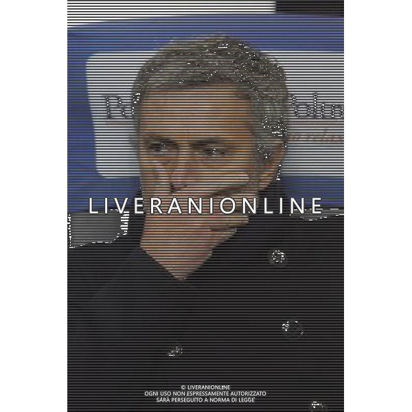 INTER - SAMPDORIA CAMPIONATO CALCIO SERIE A TIM 20/02/2010 NELLA FOTO JOSE\' MOURINHO IN PANCHINA ©LUZZANI/AGENZIA ALDO LIVERANI SAS