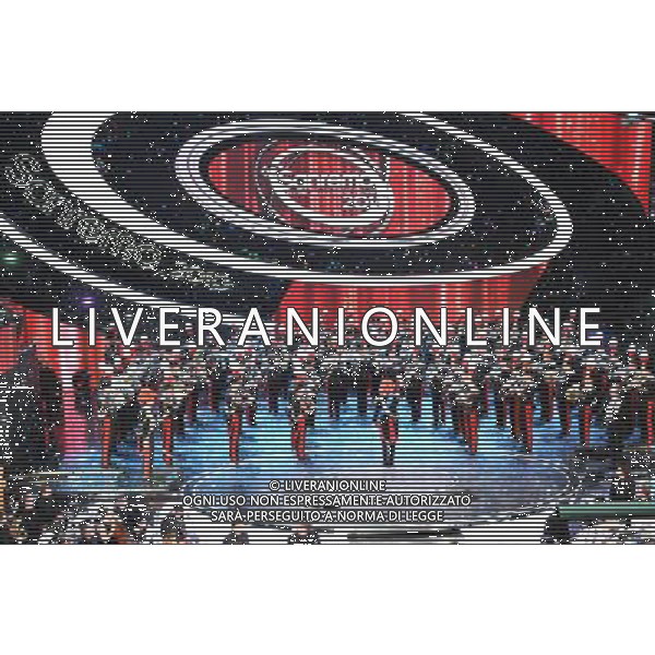 60mo FESTIVAL DELLA CANZONE ITALIANA SANREMO SERATA FINALE 20/02/2010 NELLA FOTO LA BANDA DEI CARABINIERI ©AGENZIA ALDO LIVERANI SAS