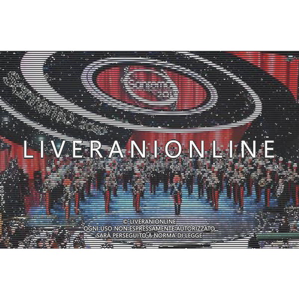60mo FESTIVAL DELLA CANZONE ITALIANA SANREMO SERATA FINALE 20/02/2010 NELLA FOTO LA BANDA DEI CARABINIERI ©AGENZIA ALDO LIVERANI SAS