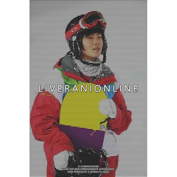 (100218) -- VANCOUVER, Feb. 18, 2010 () -- China\'s Liu Jiayu reacts after the women\'s snowboard halfpipe final at the 2010 Winter Olympic Games in Vancouver, Canada, on Feb. 18, 2010. Liu ranked fourth. (/Xu Jiajun) (hy) /Agenzia Aldo Liverani Sas - ITALY ONLY - CANADA: 21mi GIOCHI OLIMPICI INVERNALI OLIMPIADI DI VANCOUVER 2010