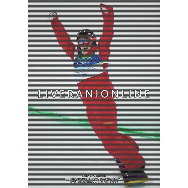 (100218) -- VANCOUVER, Feb. 18, 2010 () -- China\'s Liu Jiayu reacts after the women\'s snowboard halfpipe final at the 2010 Winter Olympic Games in Vancouver, Canada, on Feb. 18, 2010. Liu ranked fourth. (/Xu Jiajun) (hy) /Agenzia Aldo Liverani Sas - ITALY ONLY - CANADA: 21mi GIOCHI OLIMPICI INVERNALI OLIMPIADI DI VANCOUVER 2010