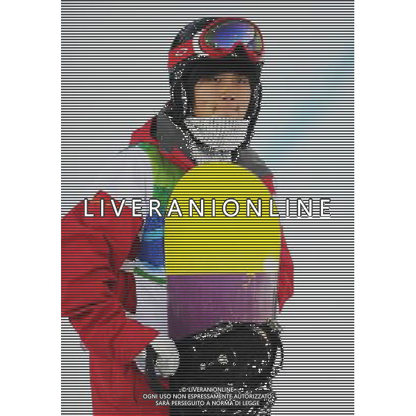 (100218) -- VANCOUVER, Feb. 18, 2010 () -- China\'s Liu Jiayu reacts after the women\'s snowboard halfpipe final at the 2010 Winter Olympic Games in Vancouver, Canada, on Feb. 18, 2010. Liu ranked fourth. (/Xu Jiajun) (hy) /Agenzia Aldo Liverani Sas - ITALY ONLY - CANADA: 21mi GIOCHI OLIMPICI INVERNALI OLIMPIADI DI VANCOUVER 2010