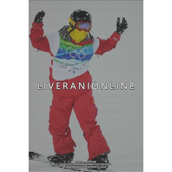 (100218) -- VANCOUVER, Feb. 18, 2010 () -- China\'s Sun Zhifeng reacts after the women\'s snowboard halfpipe final at the 2010 Winter Olympic Games in Vancouver, Canada, on Feb. 18, 2010. Sun ranked seventh. (/Xu Jiajun) (hy) /Agenzia Aldo Liverani Sas - ITALY ONLY - CANADA: 21mi GIOCHI OLIMPICI INVERNALI OLIMPIADI DI VANCOUVER 2010