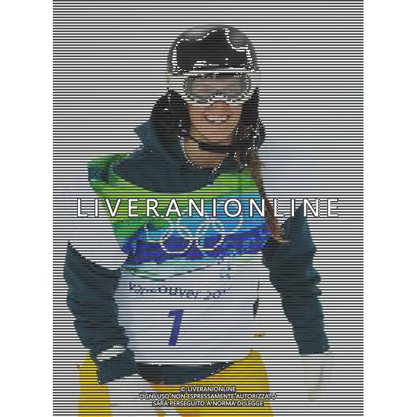 (100218) -- VANCOUVER, Feb. 18, 2010 () -- Torah Bright of Australia reacts after winning the women\'s snowboard halfpipe final at the 2010 Winter Olympic Games in Vancouver, Canada, on Feb. 18, 2010. Bright won the gold medal. (/Xu Jiajun) (hy) /Agenzia Aldo Liverani Sas - ITALY ONLY - CANADA: 21mi GIOCHI OLIMPICI INVERNALI OLIMPIADI DI VANCOUVER 2010