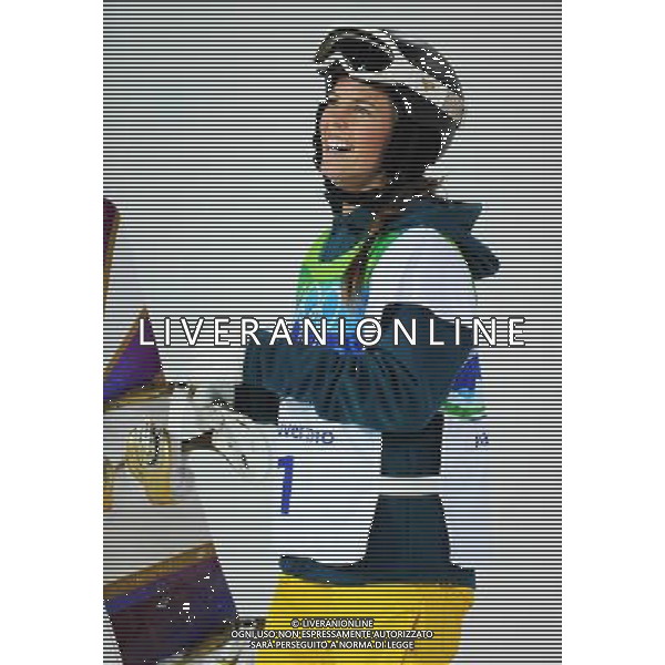 (100218) -- VANCOUVER, Feb. 18, 2010 () -- Torah Bright of Australia reacts after winning the women\'s snowboard halfpipe final at the 2010 Winter Olympic Games in Vancouver, Canada, on Feb. 18, 2010. Bright won the gold medal. (/Xu Jiajun) (hy) /Agenzia Aldo Liverani Sas - ITALY ONLY - CANADA: 21mi GIOCHI OLIMPICI INVERNALI OLIMPIADI DI VANCOUVER 2010