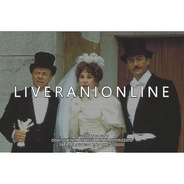 FILM\'LA COSCENZA DI ZENO\'1988 NELLA FOTO JOHNNY DORELLI-OTTAVIA PICCOLO-ANDREA GIORDANA AG ALDO LIVERANI