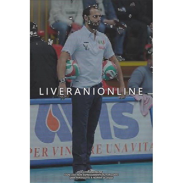 Findomestic Volley Cup - Campionato Pallavolo Serie A1 Femminile Busto Arsizio (VA) 14-02-2010 Yamamay Busto Arsizio - Scavolini Pesaro nella foto: l\'allenatore Angelo Anibal Vercesi (Scavolini Pesaro) foto Garavaglia - ag. Aldo Liverani sas