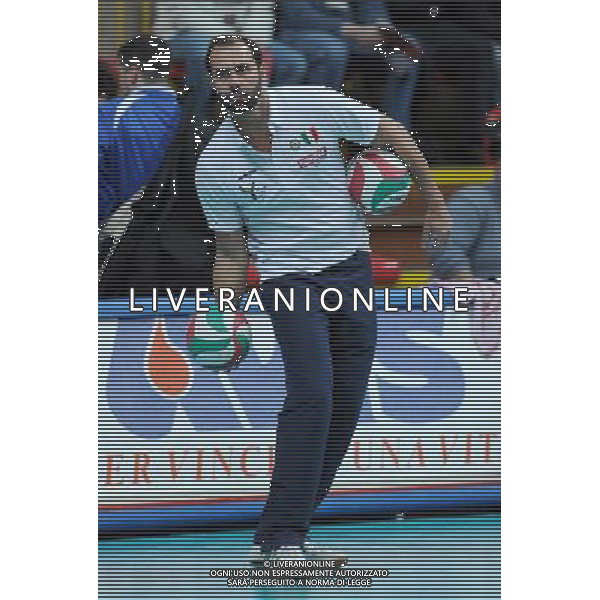 Findomestic Volley Cup - Campionato Pallavolo Serie A1 Femminile Busto Arsizio (VA) 14-02-2010 Yamamay Busto Arsizio - Scavolini Pesaro nella foto: l\'allenatore Angelo Anibal Vercesi (Scavolini Pesaro) foto Garavaglia - ag. Aldo Liverani sas