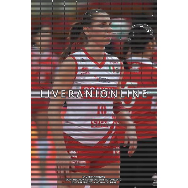 Findomestic Volley Cup - Campionato Pallavolo Serie A1 Femminile Busto Arsizio (VA) 14-02-2010 Yamamay Busto Arsizio - Scavolini Pesaro nella foto: Francesca Ferretti (Scavolini Pesaro) foto Garavaglia - ag. Aldo Liverani sas