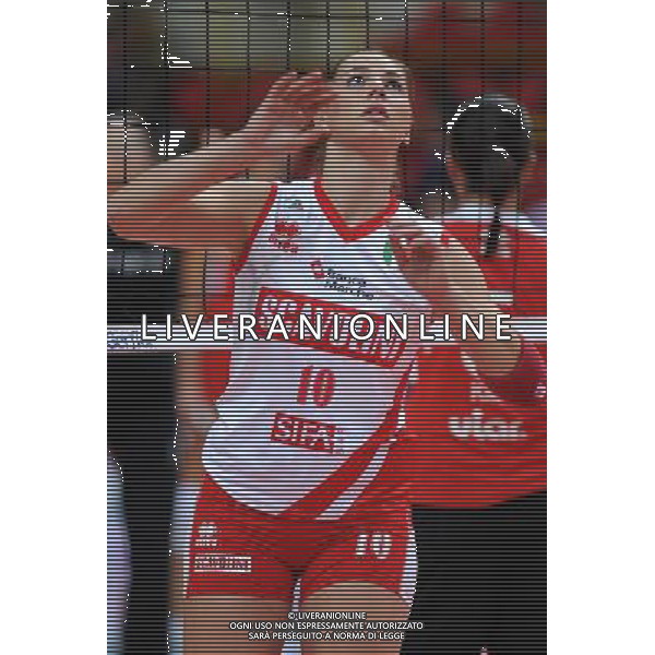 Findomestic Volley Cup - Campionato Pallavolo Serie A1 Femminile Busto Arsizio (VA) 14-02-2010 Yamamay Busto Arsizio - Scavolini Pesaro nella foto: Francesca Ferretti (Scavolini Pesaro) foto Garavaglia - ag. Aldo Liverani sas