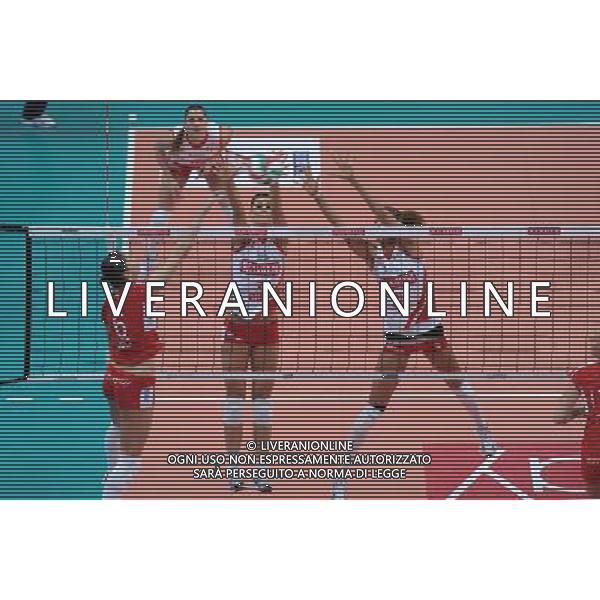 Findomestic Volley Cup - Campionato Pallavolo Serie A1 Femminile Busto Arsizio (VA) 14-02-2010 Yamamay Busto Arsizio - Scavolini Pesaro nella foto: un muro di Katarzyna Skowronska a SX e Dragana Marinkovic (Scavolini Pesaro) foto Garavaglia - ag. Aldo Liverani sas