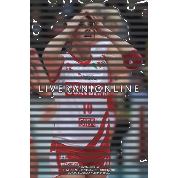 Findomestic Volley Cup - Campionato Pallavolo Serie A1 Femminile Busto Arsizio (VA) 14-02-2010 Yamamay Busto Arsizio - Scavolini Pesaro nella foto: Francesca Ferretti (Scavolini Pesaro) foto Garavaglia - ag. Aldo Liverani sas