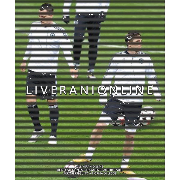 Champions League 2009/2010 Ottavi di Finale Andata Milano - 23.02.2010 Allenamento prepartita Chelsea Nella Foto:FRANK LAMPARD-TERRY JOHN /Ph.Vitez-Ag. Aldo Liverani