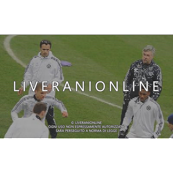 Champions League 2009/2010 Ottavi di Finale Andata Milano - 23.02.2010 Allenamento prepartita Chelsea Nella Foto:ANCELOTTI CARLO /Ph.Vitez-Ag. Aldo Liverani