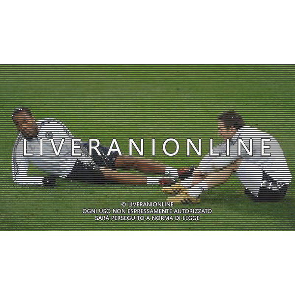 Champions League 2009/2010 Ottavi di Finale Andata Milano - 23.02.2010 Allenamento prepartita Chelsea Nella Foto:DIDIER DROGBA-LAMPARD FRANK /Ph.Vitez-Ag. Aldo Liverani