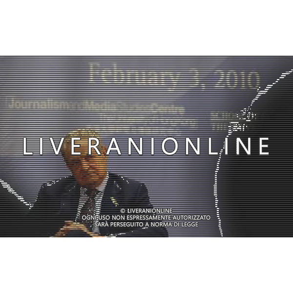George Soros ( imprenditore, politicoliberale, investitore, filantropo e filosofo ungherese naturalizzato statunitense) durante un Forum alla Universita\' di Hong Kong © Jacky Zhao/ColorChinaPhoto - Ag. Aldo Liverani sas ITALY ONLY