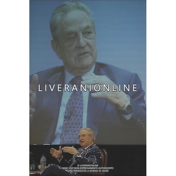 George Soros ( imprenditore, politicoliberale, investitore, filantropo e filosofo ungherese naturalizzato statunitense) durante un Forum alla Universita\' di Hong Kong © Jacky Zhao/ColorChinaPhoto - Ag. Aldo Liverani sas ITALY ONLY