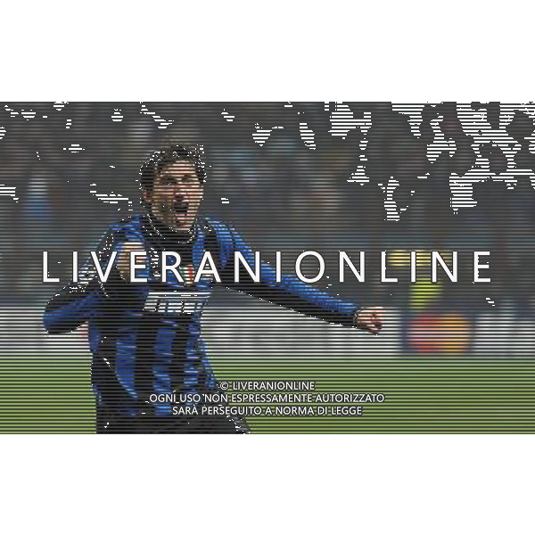 Champions League 2009/2010 Ottavi di Finale Andata Milano - 24.02.2010 Inter-Chelsea Nella Foto:DIEGO MILITO ESULTA /Ph.Vitez-Ag. Aldo Liverani