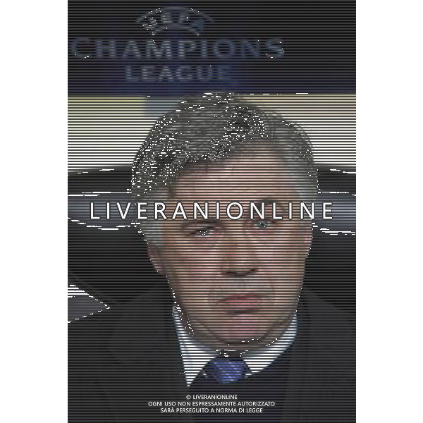 INTER - CHELSEA CHAMPIONS LEAGUE OTTAVI DI ANDATA 24/02/2010 NELLA FOTO CARLO ANCELOTTI ©LUZZANI/AGENZIA ALDO LIVERANI SAS