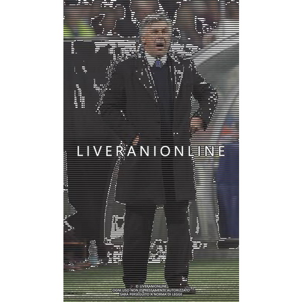 INTER - CHELSEA CHAMPIONS LEAGUE OTTAVI DI ANDATA 24/02/2010 NELLA FOTO CARLO ANCELOTTI ©LUZZANI/AGENZIA ALDO LIVERANI SAS