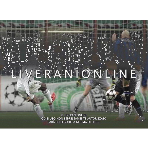 INTER - CHELSEA CHAMPIONS LEAGUE OTTAVI DI ANDATA 24/02/2010 NELLA FOTO IL GOL DEL PAREGGIO DI KALOU DEL 1-1 ©LUZZANI/AGENZIA ALDO LIVERANI SAS