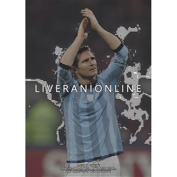 INTER - CHELSEA CHAMPIONS LEAGUE OTTAVI DI ANDATA 24/02/2010 NELLA FOTO FRANK LAMPARD A FINE GARA ©LUZZANI/AGENZIA ALDO LIVERANI SAS
