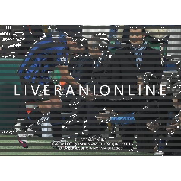 Champions League 2009/2010 Ottavi di Finale Andata Milano - 24.02.2010 Inter-Chelsea Nella Foto:STANKOVIC-MOURINHO /Ph.Vitez-Ag. Aldo Liverani
