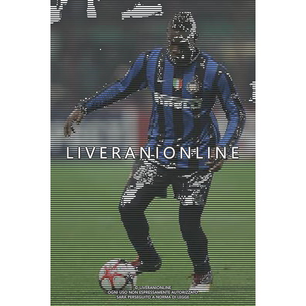 Milano 24-02-2010 Champions League 2009/2010 inter-chelsea 2:1 nella foto mario balotelli ph marco luzzani/ag aldo liverani s.a.s.