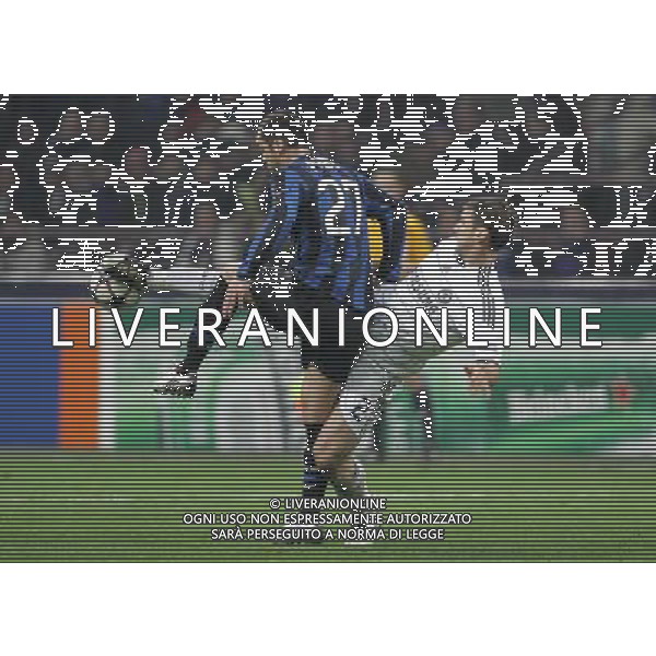 Milano 24-02-2010 Champions League 2009/2010 inter-chelsea 2:1 nella foto branislav ivanovic e goran pandev ph marco luzzani/ag aldo liverani s.a.s.