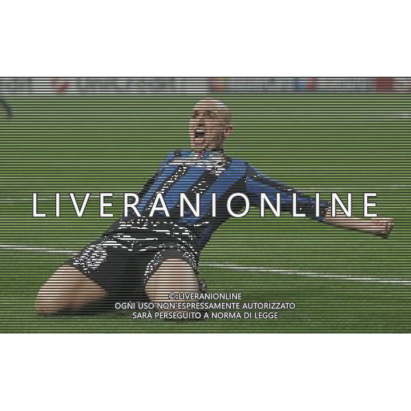 Milano 24-02-2010 Champions League 2009/2010 inter-chelsea 2:1 nella foto l\'esultanza di esteban cambiasso dopo il gol ph marco luzzani/ag aldo liverani s.a.s.