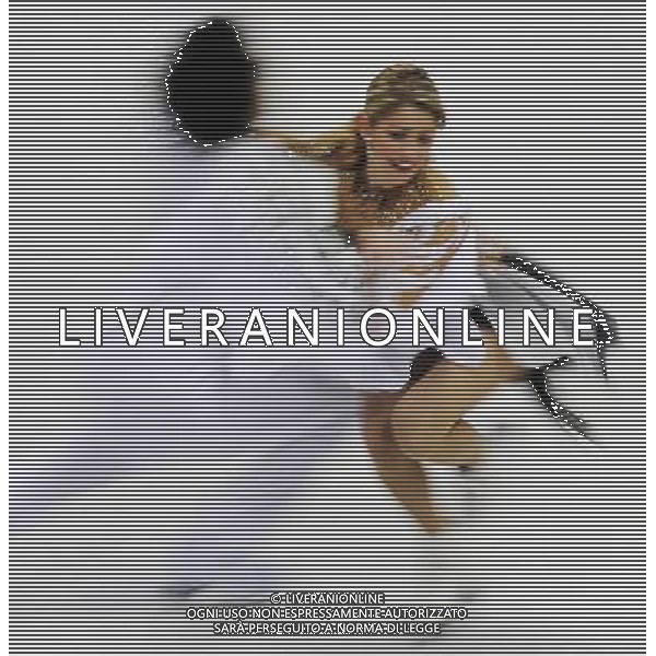 (100222) -- VANCOUVER, Feb. 22, 2010 () -- Tanith Belbin(R)/Benjamin Agosto of the United States perform during the ice dancing free dance of figure skating at the 2010 Winter Olympic Games in Vancouver, Canada, Feb. 22, 2010. Tanith Belbin/Benjamin Agosto ranked 4th with 203.07 points. (/Luo Gengqian) (hy) /Agenzia Aldo Liverani Sas - ITALY ONLY - CANADA: 21mi GIOCHI OLIMPICI INVERNALI OLIMPIADI DI VANCOUVER 2010