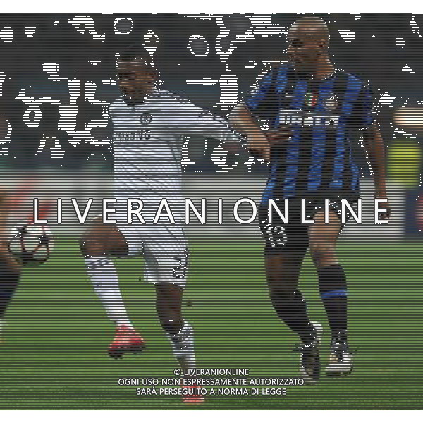 Champions League 2009/2010 Ottavi di Finale Andata Milano - 24.02.2010 Inter-Chelsea Nella Foto:KALOU SALOMON-MAICON DOUGLAS /Ph.Vitez-Ag. Aldo Liverani