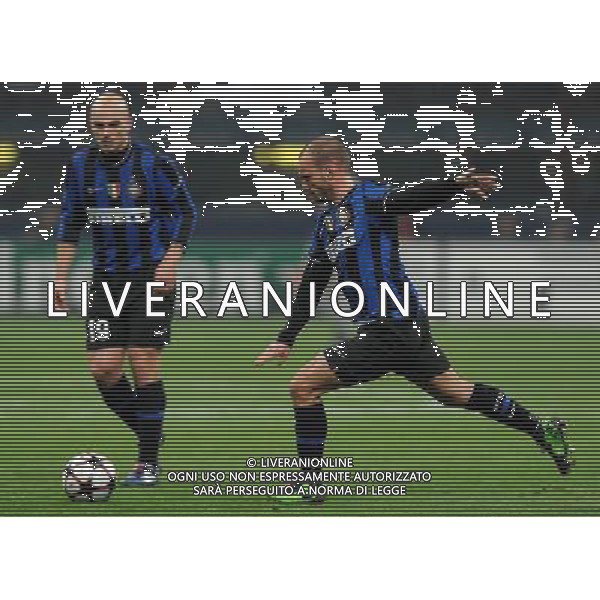 Champions League 2009/2010 Ottavi di Finale Andata Milano - 24.02.2010 Inter-Chelsea Nella Foto:SNEIJDER WESLEY-CAMBIASSO ESTEBAN /Ph.Vitez-Ag. Aldo Liverani