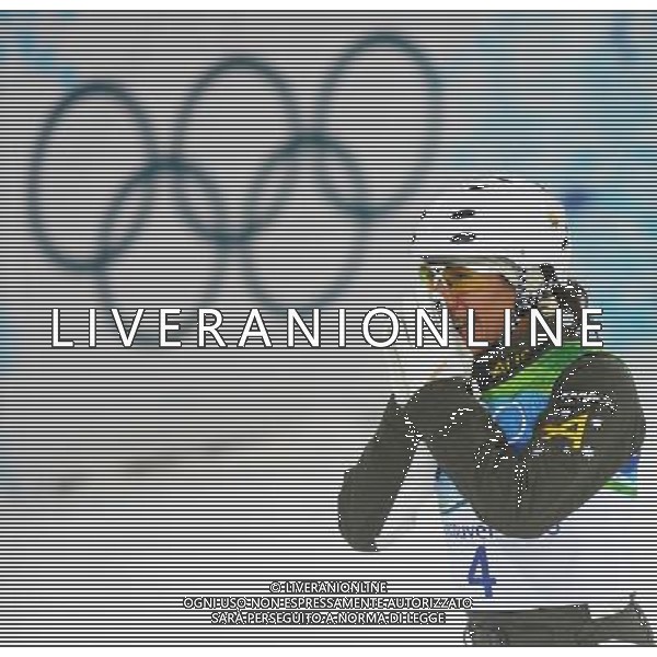 (100224) -- VANCOUVER, Feb. 24, 2010 () -- Australia\'s Lydia Lassila reacts during the women\'s aerials final of Freestyle Skiing at the 2010 Winter Olympic Games in Cypress Mountain, Canada, Feb. 24, 2010. Lydia Lassila won the title of the event with 214.74 points. (/Xu Jiajun) /Agenzia Aldo Liverani Sas - ITALY ONLY - CANADA: 21mi GIOCHI OLIMPICI INVERNALI OLIMPIADI DI VANCOUVER 2010