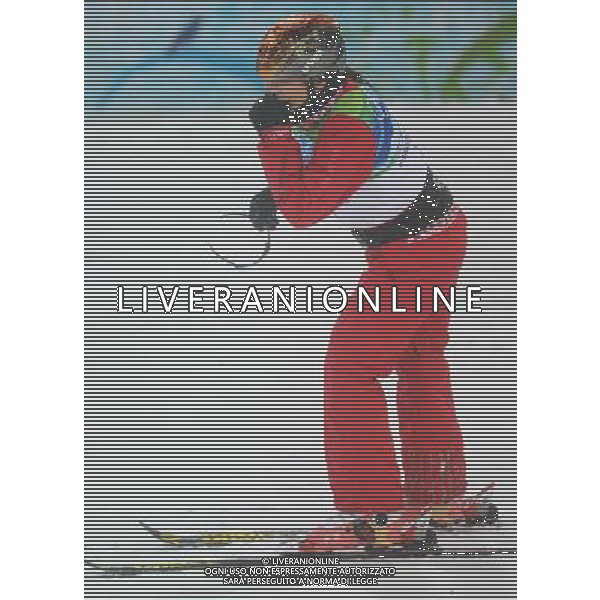 (100224) -- VANCOUVER, Feb. 24, 2010 () -- China\'s Xu Mengtao reacts during the women\'s aerials final of Freestyle Skiing at the 2010 Winter Olympic Games in Cypress Mountain, Canada, Feb. 24, 2010. (/Xu Jiajun) /Agenzia Aldo Liverani Sas - ITALY ONLY - CANADA: 21mi GIOCHI OLIMPICI INVERNALI OLIMPIADI DI VANCOUVER 2010