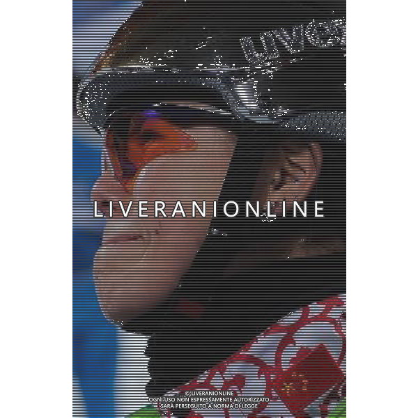 (100224) -- VANCOUVER, Feb. 24, 2010 () -- China\'s Cheng Shuang reacts after her final jump during the women\'s aerials final of Freestyle Skiing at the 2010 Winter Olympic Games in Cypress Mountain, Canada, Feb. 24, 2010. (/Qi Heng) /Agenzia Aldo Liverani Sas - ITALY ONLY - CANADA: 21mi GIOCHI OLIMPICI INVERNALI OLIMPIADI DI VANCOUVER 2010
