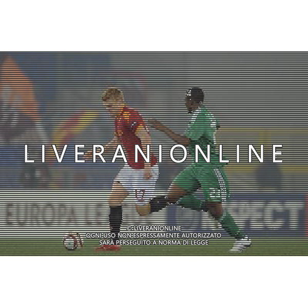 AS Roma vs Panathinaikos 25/02/2010 Uefa Europa League 2009/2010 Ritorno dei sedicesimi di finale nella foto: john arne riise ph. Corradetti / ©Agenzia Aldo LIVERANI Sas