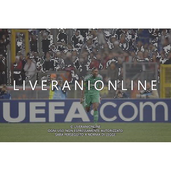 AS Roma vs Panathinaikos 25/02/2010 Uefa Europa League 2009/2010 Ritorno dei sedicesimi di finale nella foto: l\'esultanza di cisse dopo il gol del 1 a 3 ph. Corradetti / ©Agenzia Aldo LIVERANI Sas