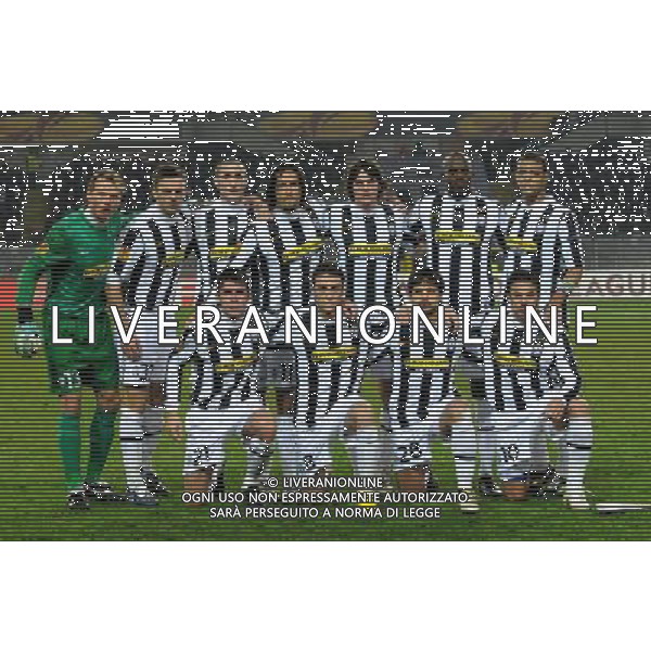 Juventus - Ajax 25-02-2009 Uefa Europa League 2009/2010 Ritorno dei sedicesimi di finale Nella foto: formazione juventus ©Falzone/Agenzia Aldo Liverani Sas 