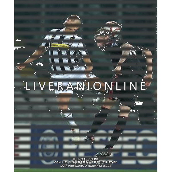 UEFA Europa League 2009/2010 Sedicesimi di Finale Ritorno Torino - 25.02.2010 Juventus-Ajax Nella Foto:DAVID TREZEGUET-ALDERWEIRED /Ph.Vitez-Ag. Aldo Liverani