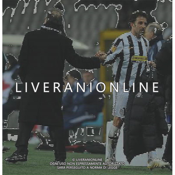 UEFA Europa League 2009/2010 Sedicesimi di Finale Ritorno Torino - 25.02.2010 Juventus-Ajax Nella Foto:ALBERTO ZACCHERONI-DEL PIERO ALESSANDRO /Ph.Vitez-Ag. Aldo Liverani